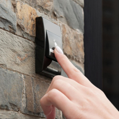 Кнопка звонка DBQ22 DBQ22M WL черный