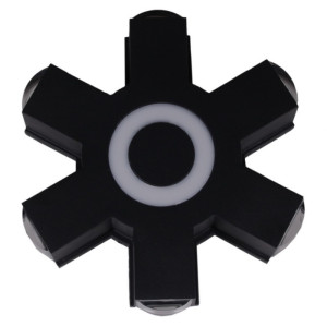 Архитектурная подсветка  08231-9.2-007U LED4W+6*3W RGB BK