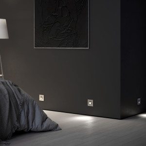 Встраиваемая LED подсветка Встраиваемые механизмы серебряные W1154706